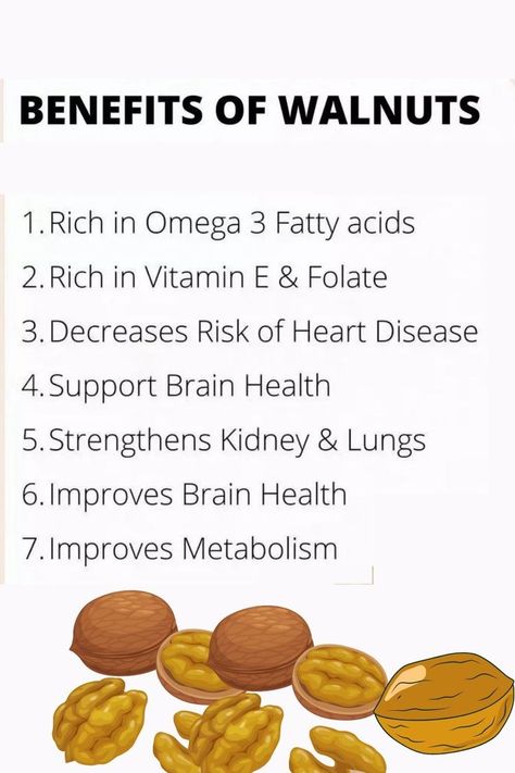 Nuts Health Benefits, Healthy Nuts And Seeds, Health Benefits Of Walnuts, Healthy Nuts, Walnut Recipes, Improve Metabolism, Mental Energy, Boost Your Energy, Plant Based Nutrition