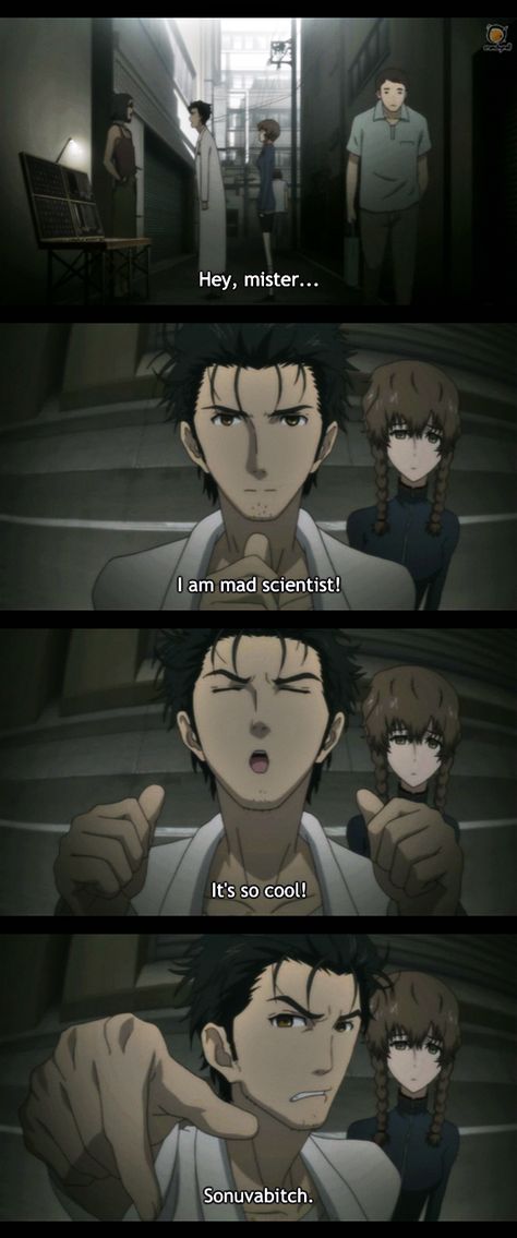 Steins Gate Okabe, Okabe Rintarou, I Am Mad, Steins Gate 0, Jet Girl, Steins Gate, Speak English, Memes Br, Don't Speak