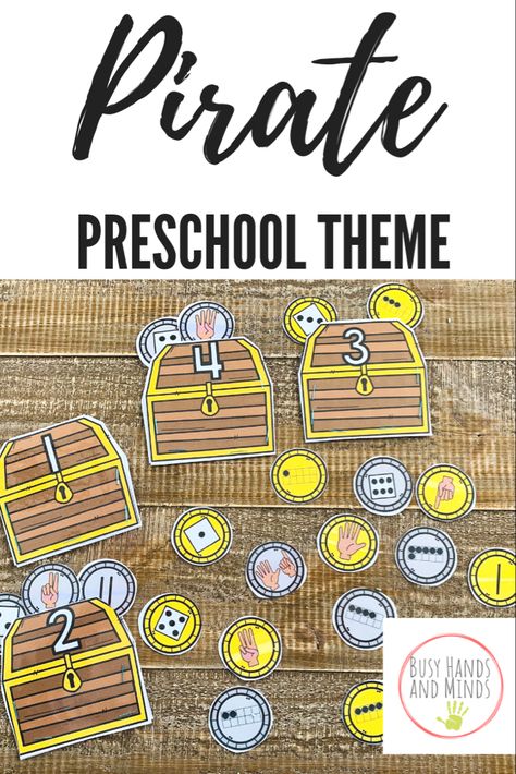 Pirate Unit Preschool, Pirate Themed Math Activities, Pirate Themed Activities Eyfs, Treasure Chest Template Free Printable, Pirates And Princesses Preschool, Pirate Worksheets Preschool, Pirate Lesson Plans For Preschool, Pirate Eyfs, Pirate Theme Preschool