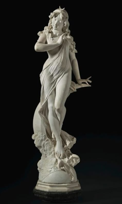 Sculptors | ANTONIO FRILLI ( 1860-1902, Italian Sculptor) 'Diana' (1902) Ancient Greek Sculpture, Anatomy Sculpture, Italian Sculptors, Classic Sculpture, European Sculpture, Greek Statues, Rennaissance Art, Shotting Photo, Greek Sculpture