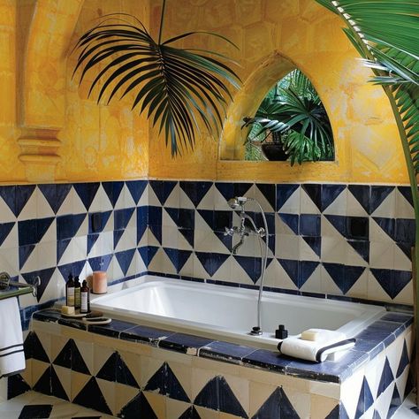 Solar Energy in Moorish Style 🍋  Architectural & Interior 3D concept @baptistebohu   #interior #vacation #moorish #spain #spanish #moroccan #morocco #marrakech #interieur #interiordesign #designer #deco #decor #decoration #decorate #decorating #homeidea #vacations #summer #seville #renovation #realestate #concept #style Reposted from @baptistebohu Moorish Home Decor, Lisbon Bathroom, Contemporary Moroccan Interiors, Spain Interior Design, Modern Moroccan Bathroom, Moorish Spain, Moroccan House, Moroccan Houses, Riad Marrakech