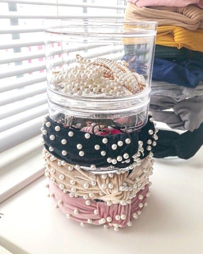 Holiday gift idea! This headband holder and hair brush holder makes a great gift for her or for teens! Also linking some more hair accessories holders and some headbands http://liketk.it/2H6cP #liketkit @liketoknow.it #LTKbeauty #LTKhome #LTKstyletip Storing Headbands, Headband Organization, Hair Brush Holder, Bobbi Pins, Headband Stand, Hair Accessories Organizer, Hair Accessories Holder, Velvet Headbands, Headband Organizer