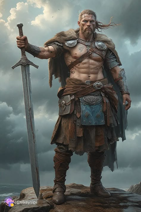 #DualAxes #VikingStrength #BerserkWarrior #VikingArt💥 https://buysnap.tech/sikeysipi 💥: Marvel at the epic sight of a Viking berserk wielding dual axes, showcasing his unparalleled strength and skill in battle. #DualAxes #VikingStrength #BerserkWarrior #NorseEpic #VikingLegends Viking Berserker Art, Viking Fantasy Art, Viking Concept Art, Vikings Drawing, Dual Axes, Viking Reference, Gothic Viking, Viking Berserker, Historical Viking