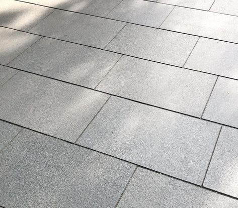 Patio Renovation, Granite Paving, Tiles Uk, Commercial Landscape, Patio Slabs, Paving Slabs, Grey Granite, Granite Stone, Exterior Stone