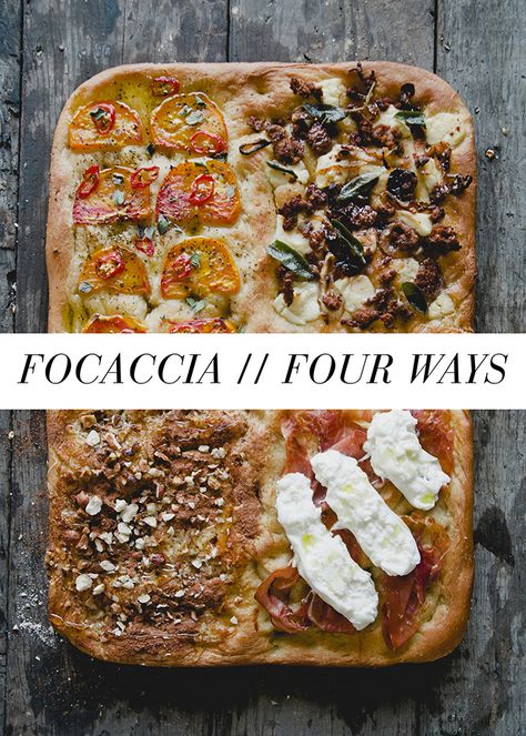 Charcuterie Bar, Focaccia Recipes, Easy Focaccia Recipe, Easy Focaccia, Potluck Food, Foccacia Bread, Bread Toppings, College Cooking, Focaccia Bread Recipe