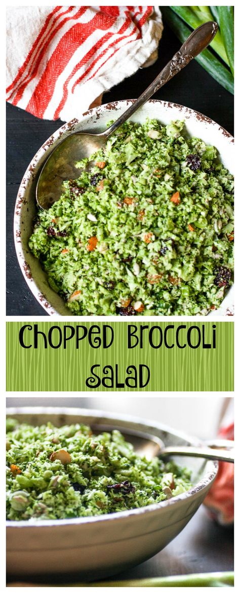 Chopped Broccoli Salad, Chopped Broccoli, Multi Cooker Recipes, Fall Produce, Vegetarian Salad, Produce Recipes, Fit Foods, Raw Broccoli, Delicious Smoothies