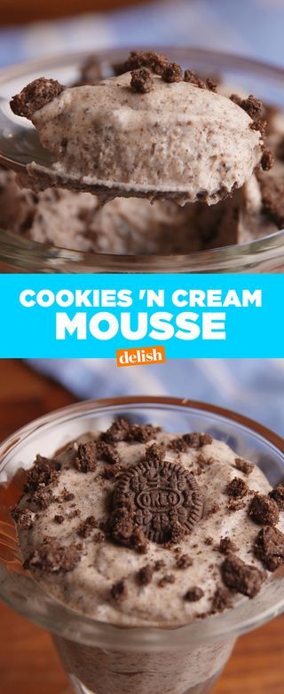 Cookies And Cream Mousse, Chocolate Cake Recipe Easy, Fancy Restaurants, Cookies N Cream Cookies, Mousse Recipes, Bakery Desserts, Ice Cream Cake, How Sweet Eats, Cookies And Cream