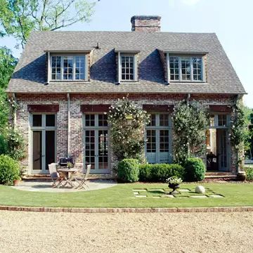 Dormer Roof, Dormer Window, Cottage Exteriors, Shed Dormer, Dormer Windows, Wide Windows, Shutters Exterior, Farmhouse Exterior, House Front