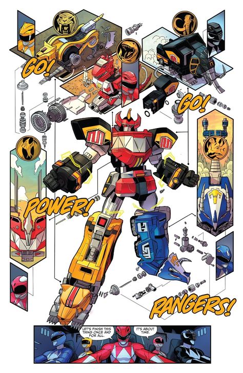 The Megazord Go Go Power Ranger #4 Comics To Read, Marvel Or Dc, Dan Mora, Power Rangers Comic, Power Rangers Megazord, All Power Rangers, Power Rangers Fan Art, Boom Studios, Power Rangers Art