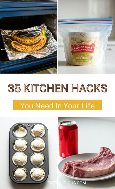 life hacks kitchen gadgets kitchen hacks for cleaning cool cooking hacks baking hacks and tips freezing meat hacks Cooking Hacks Kitchen Tips, Kitchen Hacks Diy, Make Ahead Christmas Appetizers, Freezing Meat, Diy Kitchen Hacks, Kitchen Tips And Tricks, Clever Kitchen Hacks, Kitchen Hacks Food, Kitchen Life Hacks