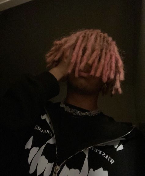 #pfps #pfp #discordpfps #discord #explore Masc Pfps, Hello Kitty Filter, Curly Pink Hair, Male Pfps, Dyed Dreads, Pink Dreads, Dread Hairstyles For Men, Mens Dreads, Men Blonde Hair