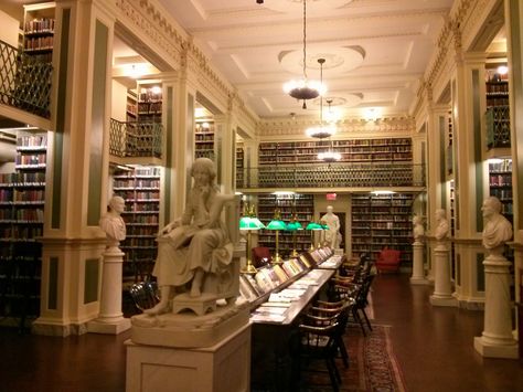 Boston Athenæum Library; Library of Gracious Reading, for Members Only. Trinity College Library, Rich Decor, Reading Room, Members Only, Home Library, Cabinet Makers, Man Cave, Boston, Reading