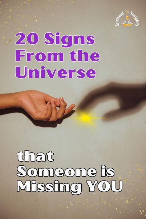 20 Signs From the Universe That Someone is Missing You Attraction Spells, Attraction Spell, Signs From The Universe, Missing Someone, Spiritual Meaning, Love Spells, Acupressure, Eternal Love, Special Person