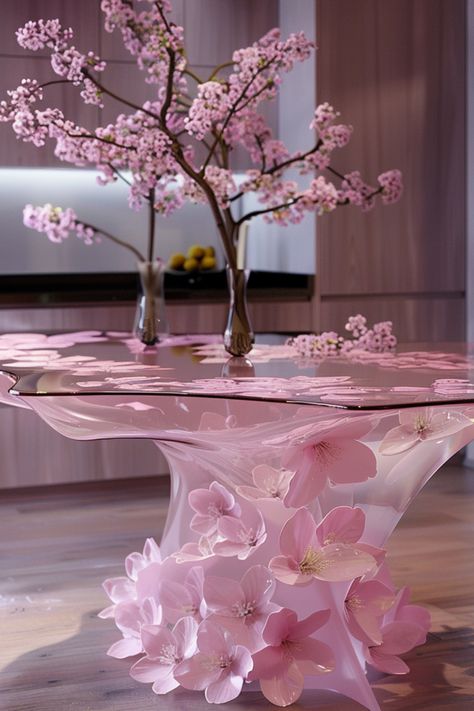 Elevate your dining space with the timeless beauty of cherry blossom kitchen tables! 🌸✨ Create an elegant and inviting atmosphere for meals with these stunning pieces. #CherryBlossom #KitchenDecor #DiningRoomIdeas #HomeDesign #InteriorInspiration Cherry Blossom Decorations, Cherry Blossom Kitchen, Cherry Blossom Decor, Pinterest Room, Nature Designs, Pinterest Room Decor, Kitchen Tables, Stunning Kitchens, Dining Nook