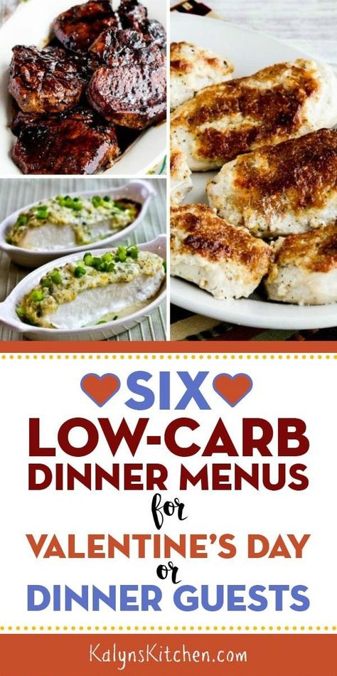 Keto Valentines Day Dinner, Low Carb Valentines Dinner, Healthy Valentines Dinner, Keto Valentines, Low Carb Holiday Recipes, Low Carb Menus, Keto Eating, Keto Diets, Dinner Party Menu