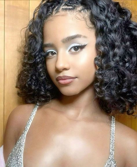 Protective Hairstyles Braids, Curly Hair Styles Easy, Hairdos For Curly Hair, Girls Braids, Baddie Hairstyles, Aesthetic Hair, Protective Hairstyles, Braid Styles, Hair Highlights