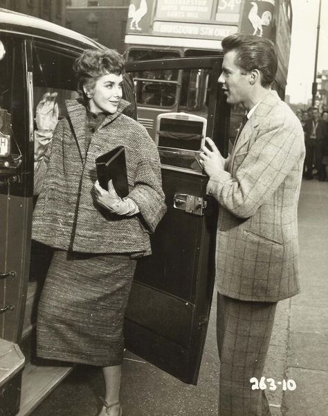 Kay Kendall and Dirk Bogarde, Doctor in the House, 1954 Kay Kendall, Dirk Bogarde, Ingrid Bergman, Golden Age Of Hollywood, Screenwriting, Warner Bros, Golden Age, The Four, Old Hollywood