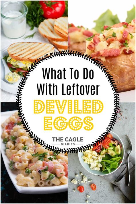 Wondering what to do with leftover deviled eggs? You've come to the right place, I will give you a great list of ideas, from recipes to solutions to avoid wasting these delicious little morsels. Cajun Potato Salad Recipe, Egg Macaroni Salad, Southern Appetizers, Deviled Egg Potato Salad, Deviled Egg Salad, Devilled Eggs, Best Deviled Eggs, Fresh Salad Recipes, Egg Salad Recipe