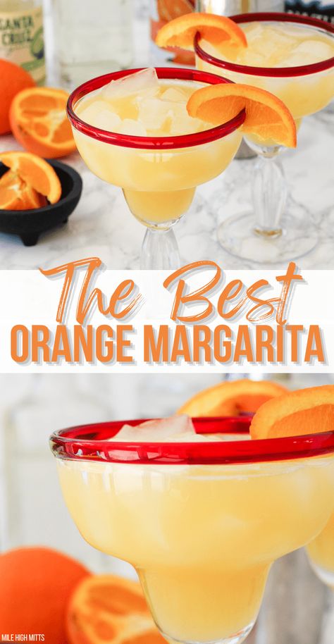 Tequila Orange Cocktail, Margarita Recipes With Orange Juice, Orange Margarita Recipe Tequila, Orange Margarita Recipes Pitcher, Orange Juice And Tequila, Orange Juice Margarita, Orange Tequila Drinks, Magrita Drinks, Tequila Orange Juice Drinks