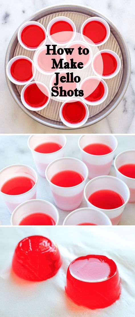 Alcohol Jello Shots, Rum Jello Shots, Making Jello Shots, Jello Shooters, Best Jello Shots, Jello Shots Vodka, Halloween Jello Shots, How To Make Jello, Christmas Drinks Alcohol Recipes