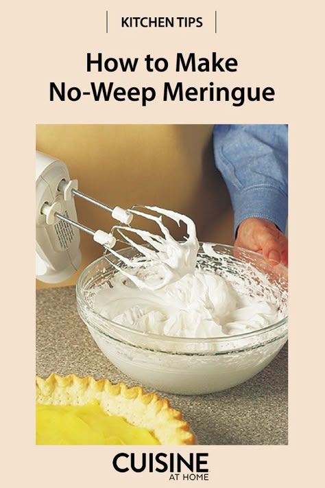 How To Make Mirangue For Pie, Maringe Recipe, No Weep No Shrink Meringue, No Weep Meringue Recipe, Mirangue Recipe, No Bake Meringue, Meringue Pie Topping, Easy Meringue Recipe, Meringue Pops