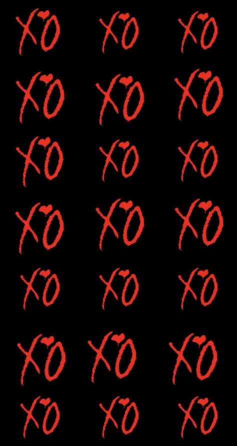 The Weeknd Xo Logo The Weeknd Cookies, Xo Aesthetic The Weeknd, Xo Nails The Weeknd, The Weeknd Xo Logo, The Weeknd Nails, The Weeknd Birthday, Xo Logo, The Weeknd Tattoo, Party Moodboard