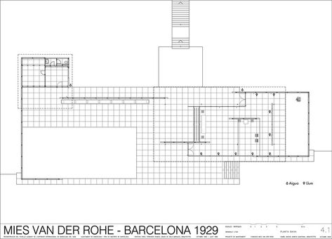 Barcelona Pavilion Plan, Mies Van Der Rohe Plan, Mies Van Der Rohe Barcelona Pavilion, Mies Van Der Rohe Architecture, Japandi House, Barcelona Pavilion, Pavilion Plans, Ludwig Mies Van Der Rohe, Architecture Collage