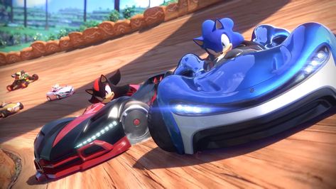 Team sonic racing CGI screenshot Team Sonic Racing, Need For Speed Games, Sonic Racing, Knuckles The Echidna, Sonic Mania, Hedgehog Movie, Sonic Characters, Sonic Fan Characters, Blue Hedgehog