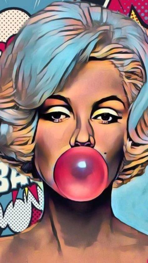 Pop Art Marilyn Monroe, Pop Art Marilyn, Images Pop Art, Marilyn Monroe Pop Art, Pop Art Vintage, Pop Art Drawing, Marilyn Monroe Art, Vintage Pop Art, Pop Art Girl