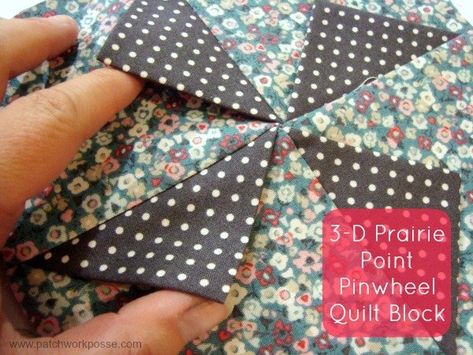 Pinwheel Quilt Block, Pinwheel Block, Prairie Points, Flying Geese Quilt, 3d Quilts, Pinwheel Quilt, Quilt Block Tutorial, Patch Quilt, Quilting Tips