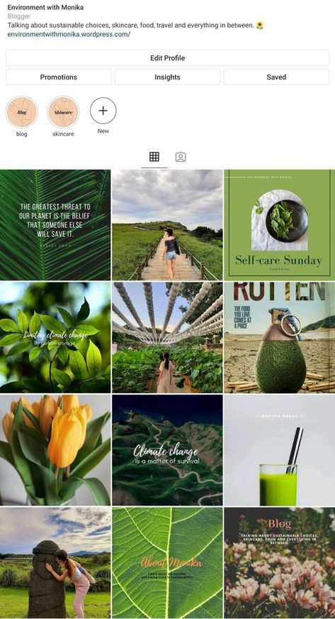 Green - coloured Instagram feed about the environment Sustainable Instagram Feed, Sustainable Instagram Post, Instagram Rebrand, Green Feed, Educational Tips, Skincare Favorites, Environmental Problems, Creative Diy Projects, Environmental Problem