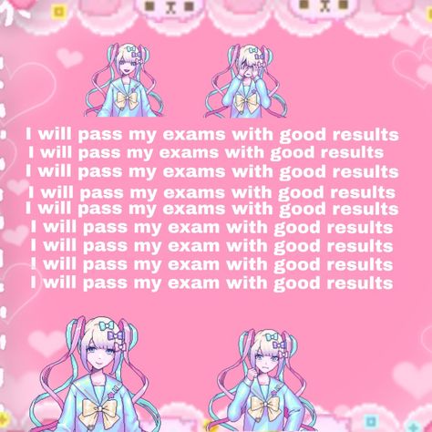 I Will Pass My Exams Manifest, I Will Pass All My Exams, I Will Pass My Classes, Good Results Exams, I Will Pass My Exams, Final Exam Quotes, Exams Passed, Exam Messages, I Will Not Fail