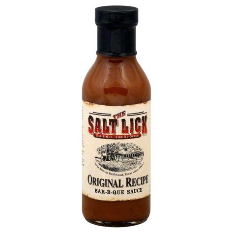 The Salt Lick Original Recipe Bar‑B‑Que Sauce ‑ Shop Barbecue Sauces at H‑E‑B Salt Lick, Bar B Que, Habanero Peppers, Bbq Sauce Recipe, Soy Products, Pepper Sauce, Food Pantry, Barbecue Sauce, Kikkoman Soy Sauce