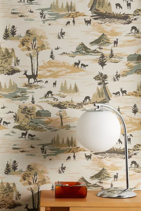 removable wallpaper Wallpaper Accent Wall Kids Room, Rustic Cabin Wallpaper, Forest Peel And Stick Wallpaper, Mountain Cabin Wallpaper, Peel And Stick Wallpaper Small Bathroom, Vintage Inspired Wallpaper, Vintage Peel And Stick Wallpaper, Winnie Wallpaper, Woodsy Wallpaper