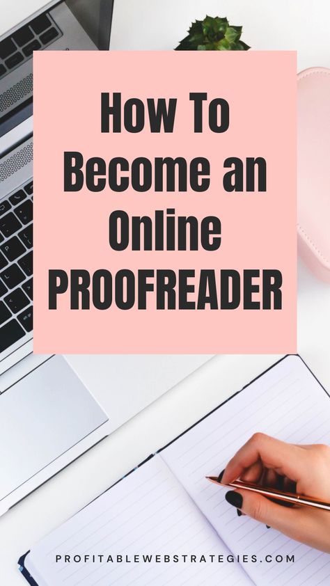 Find out how to become a proofreader, how to work from home proofreading. Get 5 ways to get proofreading jobs from home. how much you can make as a freelance proofreader, and how to get proofreading jobs without proofreading experience. Proofreading Jobs From Home, Affiliate Marketing Tips, Jobs From Home, Proofreading Jobs, Best Online Jobs, Legit Work From Home, Freelance Writing Jobs, Legitimate Work From Home, Work From Home Opportunities