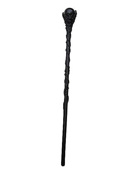 Dark Staff Magic, Sorceress Staff, Staff Aesthetic, Witch Staff, Witch Stick, Black Wand, Garrick Ollivander, Staff Magic, Wizard Staff