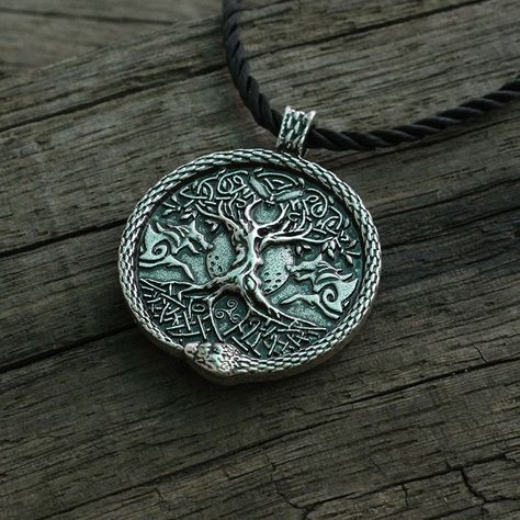 Smarter Shopping, Better Living!  Aliexpress.com Viking Necklace Men, World Tree, Wiccan Necklace, Witch Necklace, Necklace Chain Types, Pentagram Pendant, Celtic Necklace, Wiccan Jewelry, Viking Necklace