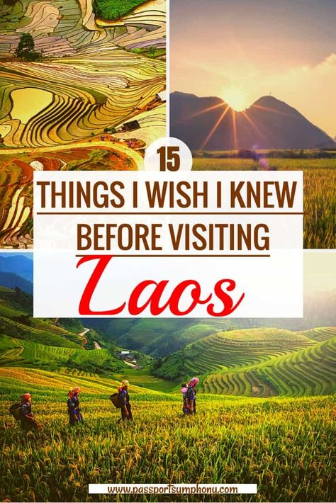 Things I wish I knew before visiting Laos 14 Buying A Business, Laos Vietnam, Laos Travel, Asia Trip, Thailand Vacation, Luang Prabang, Asia Travel Guide, Southeast Asia Travel, Asia Destinations