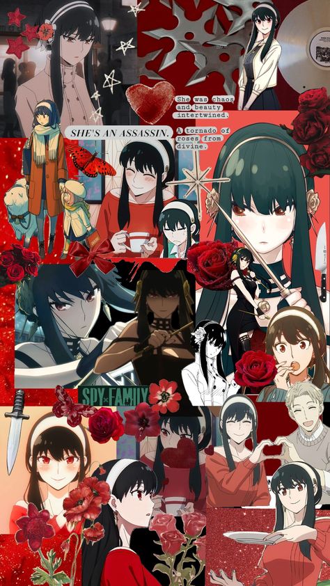 #yorforger #yor #spyxfamily #red #redaesthetic #anime #crunchyroll #series #animeaesthetic #background #wallpaper