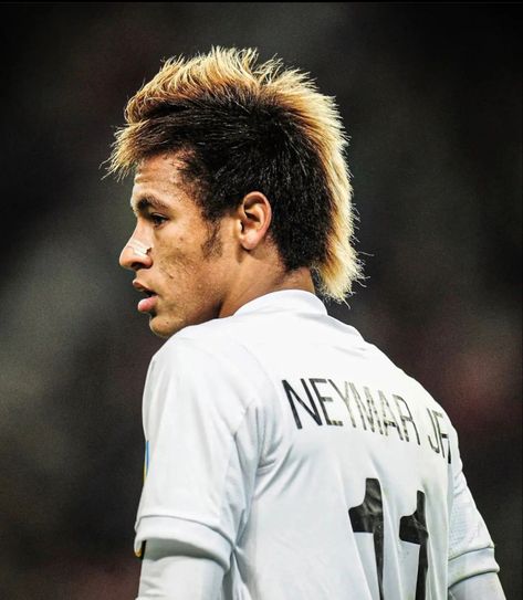 Neymar, Soccer, Hair, Santos, Football