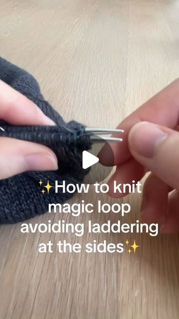 How to knit magic loop avoiding the laddering effect of loose stitches at the sides✨  Essentially, you will be moving the last knitted ... | Instagram Magic Loop Knitting, Patterns Fabric, Magic Loop, Styrofoam Ball, Small Sewing Projects, Knitted Wit, How To Knit, Fabric Christmas Ornaments, Yarn Projects