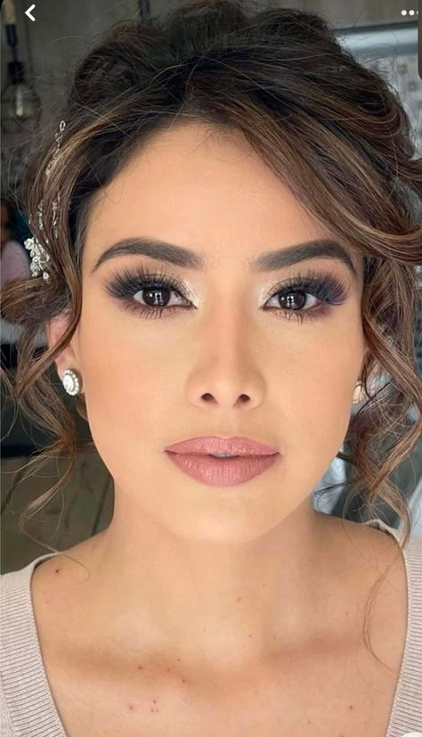 Bridesmades Makeup, Quinceanera Mom Makeup, Wedding Makeup For Brown Eyes Mother Of The Bride, Wedding Makeup For Mom Mother Of The Bride, Makeup For Mom Of The Bride, Makeup Looks For Mother Of The Bride, Mom Of The Bride Makeup, Easy Glam Makeup Looks, Mother Of Bride Makeup Brunette