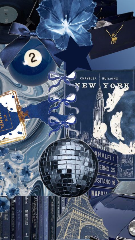 Navy Blue Collage, Blue Collage Wallpaper, Blue Collage, Collage Wallpaper, Phone Wallpaper, Navy Blue, Collage, Navy, Blue