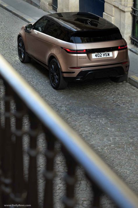 2024 Land Rover Range Rover Evoque Autobiography P300E | DailyRevs.com Range Rover Evoque 2024, Range Rover Evoque Aesthetic, Brown Range Rover, Land Rover Aesthetic, Land Rover Autobiography, Range Rover Evoque Coupe, Range Rover Price, New Range Rover Evoque, Casual Techwear