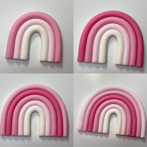 Excited to share the latest addition to my #etsy shop: Pink rainbow cake topper - edible fondant rainbow - Pastel pink colours - birthday cake topper - cake decorations - available in 4 sizes https://etsy.me/3l6hfTN #birthdaygirl #rainbowdecoration #rainbowcake Pink Rainbow Cake, Fondant Rainbow, Rainbow Cake Topper, Fondant Toppers, Rainbow Decorations, Topper Cake, Colorful Cakes, Pink Rainbow, Rainbow Cake