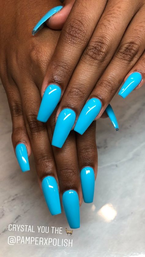 Fluorescent Blue Nails, Blue Neon Nails Summer, Neon Blue Nails Acrylic, Neon Blue Nails Design, Nails Neon Blue, Blue Nails Coffin, Neon Blue Nails, Blue Coffin Nails, Sassy Nails