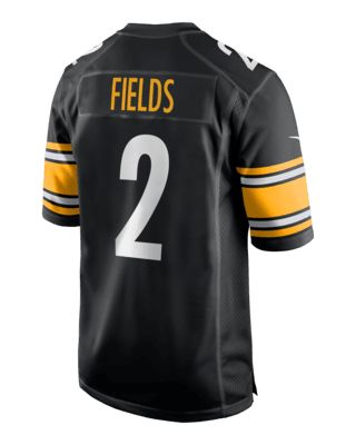 Rep one of your team's top stars with this Justin Fields Jersey. Proper ventilation and a loose fit help provide a dry, comfortable wear with the authentic look of the on-field uniform for the Pittsburgh Steelers. Shown: Black Style: 67NMPTGH7LF-KZ6 Steelers Jersey, Justin Fields, Nfl Games, Nike Nfl, Game Jersey, Pittsburgh Steelers, Black Style, Men's Nike, Pittsburgh