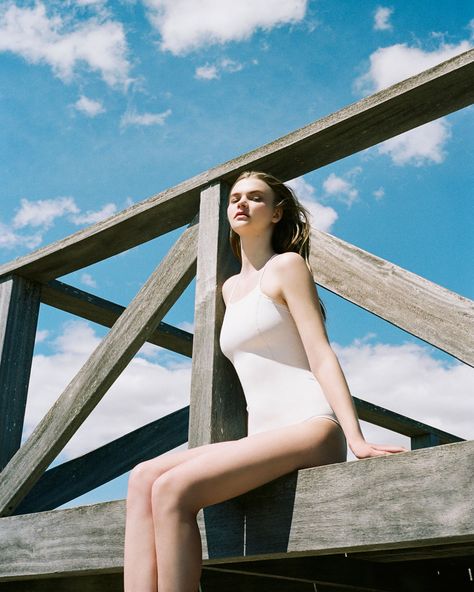 Pale Swimwear · Miss Moss Water Clothes, Pale Women, Woman On Beach, Miss Moss, Swimwear Trends, Summer Lookbook, Swimwear Brands, Pale Skin, Beach Wears