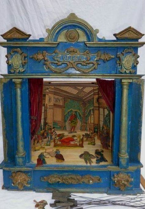 Paper Theatre, Ballet Russe, Toy Theatre, Paper Puppets, Puppet Theater, Shadow Puppets, Antique Paper, Arte Inspo, Assemblage Art