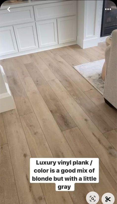 White Kitchen Lvp Floor, Light Wood Luxury Vinyl Plank, Coastal Wood Flooring, Driftwood Lvp Flooring, Flooring Ideas Lvp, Wide Plank Wood Floors Farmhouse, Flooring And Paint Combinations, Blonde Oak Floors, Lvp Flooring Planks Colors